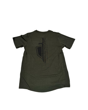 Honolulu Pickleball “OD Green Trinity Hybrid Shield” Performance Tee