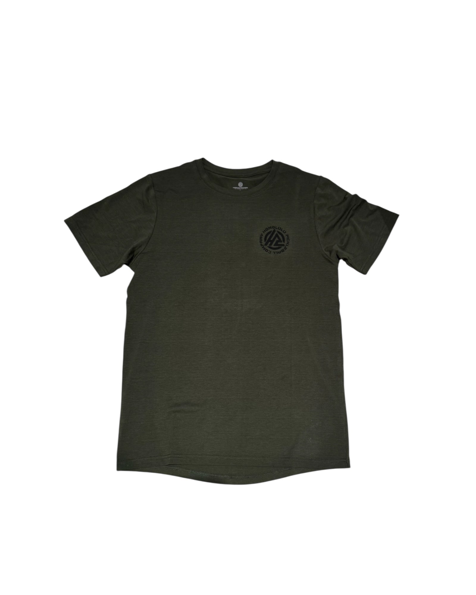 Honolulu Pickleball “OD Green Trinity Hybrid Shield” Performance Tee