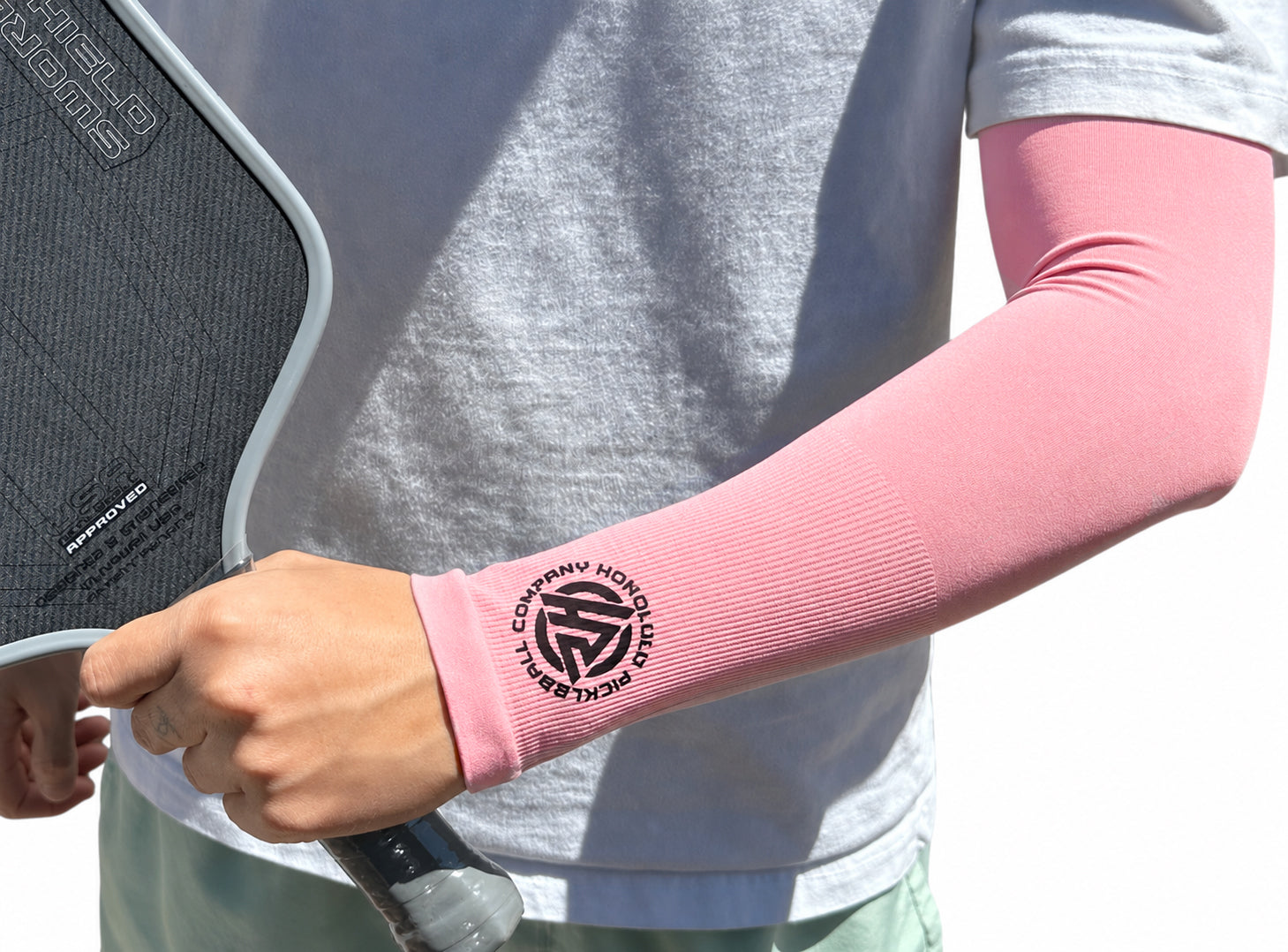 HEVE☆Trinity Sleeve BL white HPC “Trinity Shield” Cooling Arm Sleeves - HONOLULU PICKLEBALL COMPANY